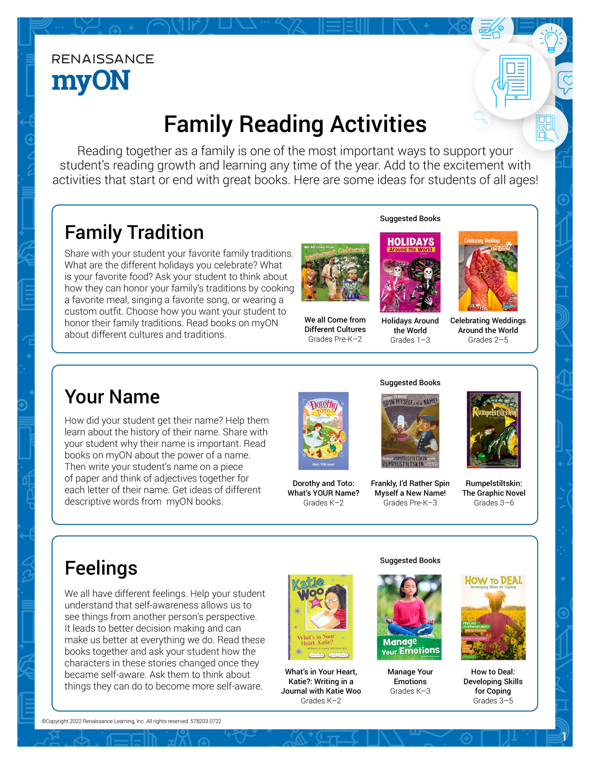Family Reading Activities (English)